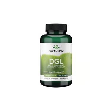 Swanson DGL Deglycyrrhizinated Licorice Root Extract 700 mg, Higher Strength, 90 capsules, provides digestive support and promotes stomach health.